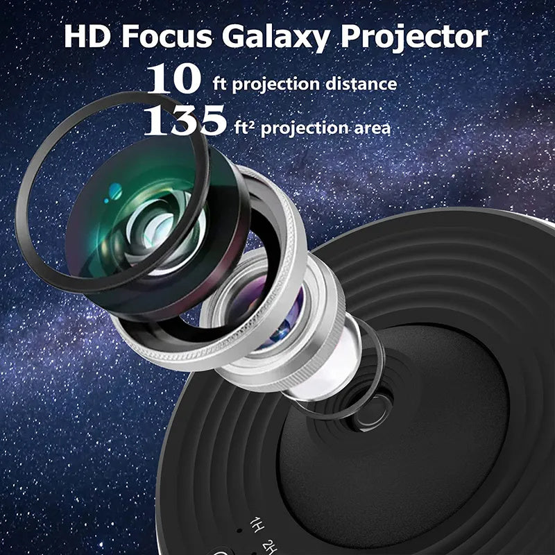 Night Light Galaxy Projector Starry Sky Projector 360 Rotate Planetarium Lamp For Kids and adults Day Gift Wedding Deco