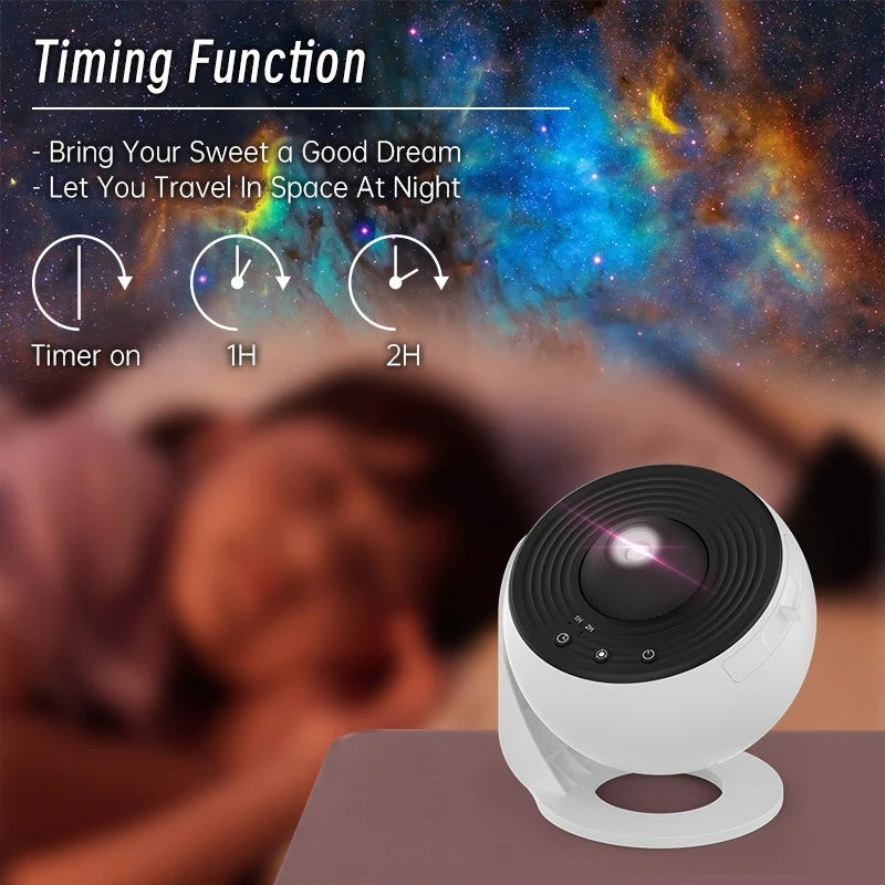 Night Light Galaxy Projector Starry Sky Projector 360 Rotate Planetarium Lamp For Kids and adults Day Gift Wedding Deco
